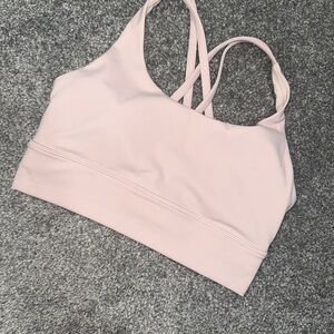 lululemon athletica Strawberry Milkshake Energy Longline Sports Bra *B-D cups